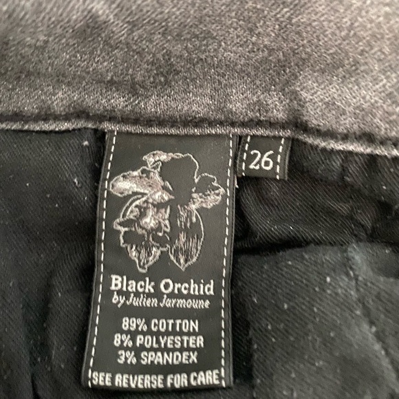 Black Orchid distressed jeans. - Picture 4 of 5